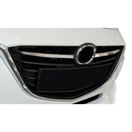 NAKŁADKI NA GRIL  Mazda 3 III BM Sedan 4 2013-2018 - Połysk