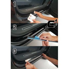 NAKŁADKI NA PROGI Long Line Kia Picanto II Hatchback 5 2011-2017 - Mat